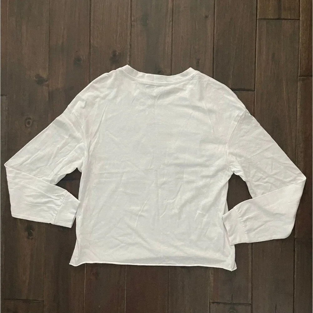 Miken Flow Black Cat Witch Halloween Long Sleeve Tee M NWOT